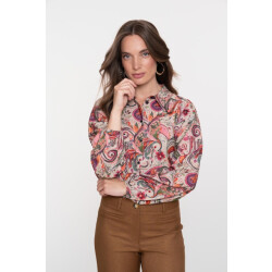 Geisha Blouse zand dessin