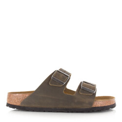 Birkenstock Arizona | faded khaki platte sandalen unisex