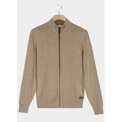Baileys Vest cardigan zip all-over 2-tone 522009/855