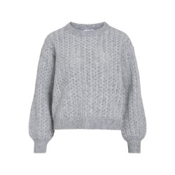 Vila Viryleigh o-neck ls knit toptes dessin