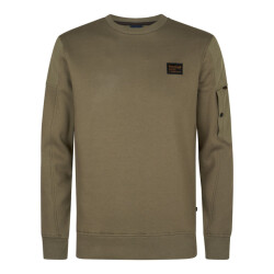 Petrol Industries Men sweater round neck olijf