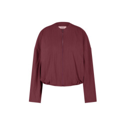 Studio Anneloes Storm stripe bomber jacket bordeaux
