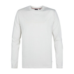 Petrol Industries Men t-shirt ls classic print off-white