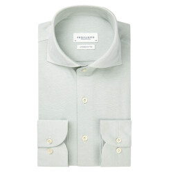 Profuomo Japanese knitted overhemd met lange mouwen