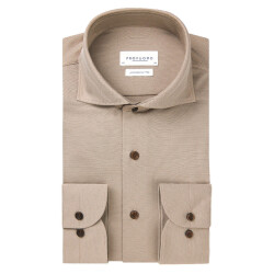 Profuomo Japanese knitted overhemd met lange mouwen