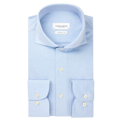 Profuomo Japanese knitted overhemd met lange mouwen