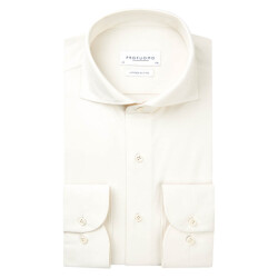 Profuomo Japanese knitted overhemd met lange mouwen