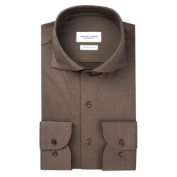 Profuomo Japanese knitted overhemd met lange mouwen