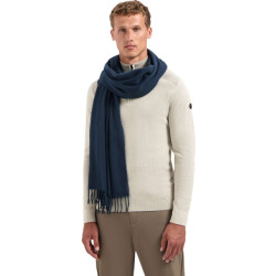 No Excess Scarf solid wool look night