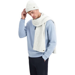 No Excess Beenie + scarf rib knit set grey melange