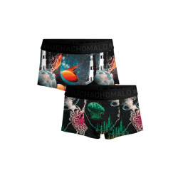 Muchachomalo Heren 2-pack trunks modern age
