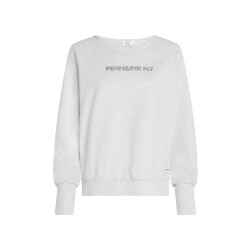 Penn & Ink W25f1753ltd-m 83m penn&ink sweater melange print grey mel.