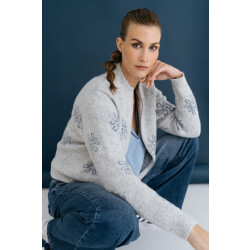 Maicazz Perel vest fa25.65.207 grey melee/flower