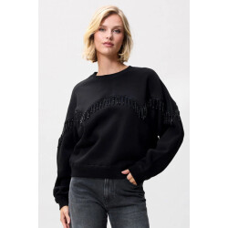 Catwalk Junkie 2504020609 beaded fringed sweater