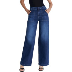 C.O.J. Denim High waist wide leg dark blue