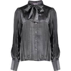 Geisha Blouse silver grey
