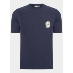 Supply & Co T-shirt korte mouw kegan t-shirt backprint 25308ke03/290 navy
