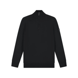 Malelions men knitted quarter zip mm3-aw25-23 900 black