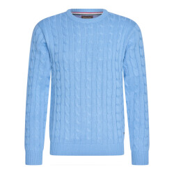 Cappuccino Italia Cable pullover sky