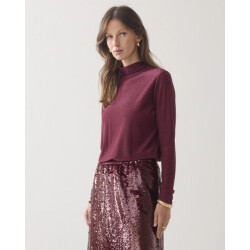 Summum 3s5233-30644 558 top soft lurex merlot