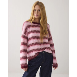 Summum 7s7956-70050 120 sweater brushed alpaca blend knit multicolour