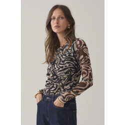 Summum 3s5217-30733 mesh top ornament print