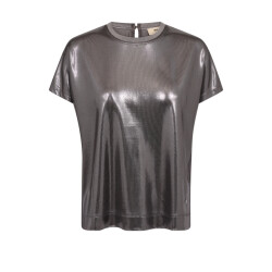 Mos Mosh 167520 889 mosmosh mm nivola o-neck metallic tee mockingbird