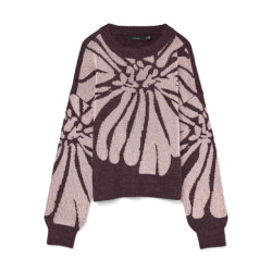 Vero Moda Vmtari shine ls o-neck pullover boo