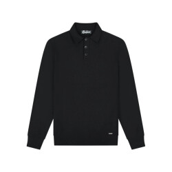 Malelions men knitted longsleeve polo mm3-aw25-17 900 black
