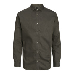 Jack & Jones jprblaparker detail l/s shirt noos 12260641 brindle