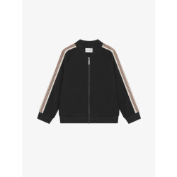Les Deux Jongens vest sterling track zwart