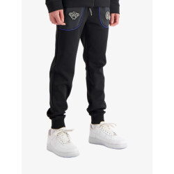 Black Bananas Jongens joggingbroek tear trackpants zwart