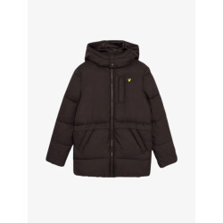 Lyle and Scott Jongens winterjas ripstop quilted puffer zwart
