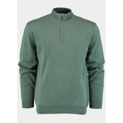 Bos Bright Blue Half zip half zip 100% katoen 528400cct-13/735
