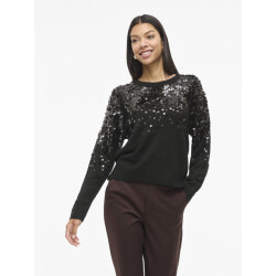 Vila Visiquin o-neck l/s glitter knit to