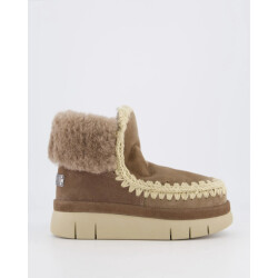 Mou Dames bounce welt boot furry collar