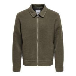 Only & Sons onsdenzel wool jacket otw 22034892 walnut