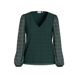 Vila vifero v-neck l/s top/dfs/pb 14113222 ponderosa pine