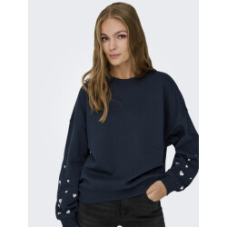 Jacqueline de Yong Jdymesa l/s o-neck emb sweat jrs no