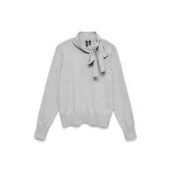 Vero Moda Vmnina bow ls knit pullover exp melee
