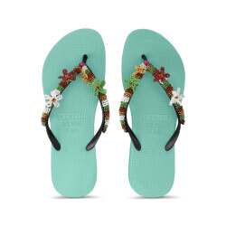 Uzurii Las dalias gold mintgroen