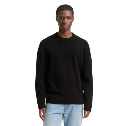 Tom Tailor Basic boucle crew neck knit