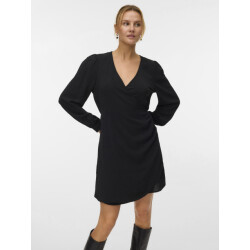 Vero Moda Vmcarla foil l/s short wrap dress w