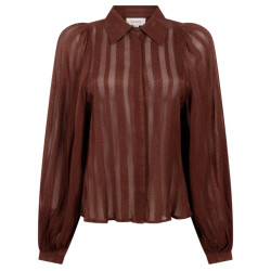 Aaiko Blouse lange mouw rose stripes vis