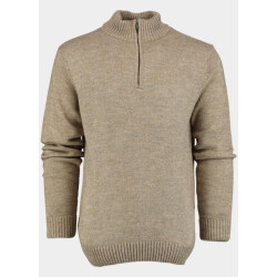 Innocente Half zip inct 1111/taupe