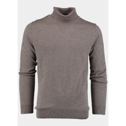 Bos Bright Blue Coltrui niels rollneck pullover merin 25305ni13bo/944 taupe