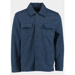 Innocente Overshirt met visgraatmotief inct 13810/navy