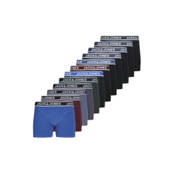 Jack & Jones Heren boxershorts trunks jactroy 12-pack multicolor