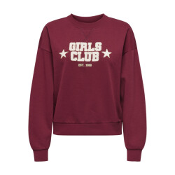 Only Onljo ls print box bf swt bordeaux