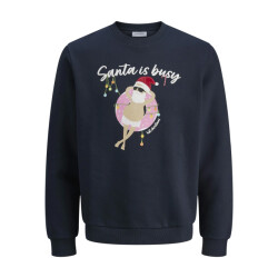 Jack & Jones Heren kersttrui jjchristmas donker